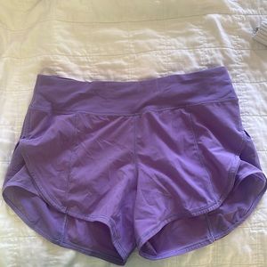 lilac purple lululemon short. too big for me. perfect condition